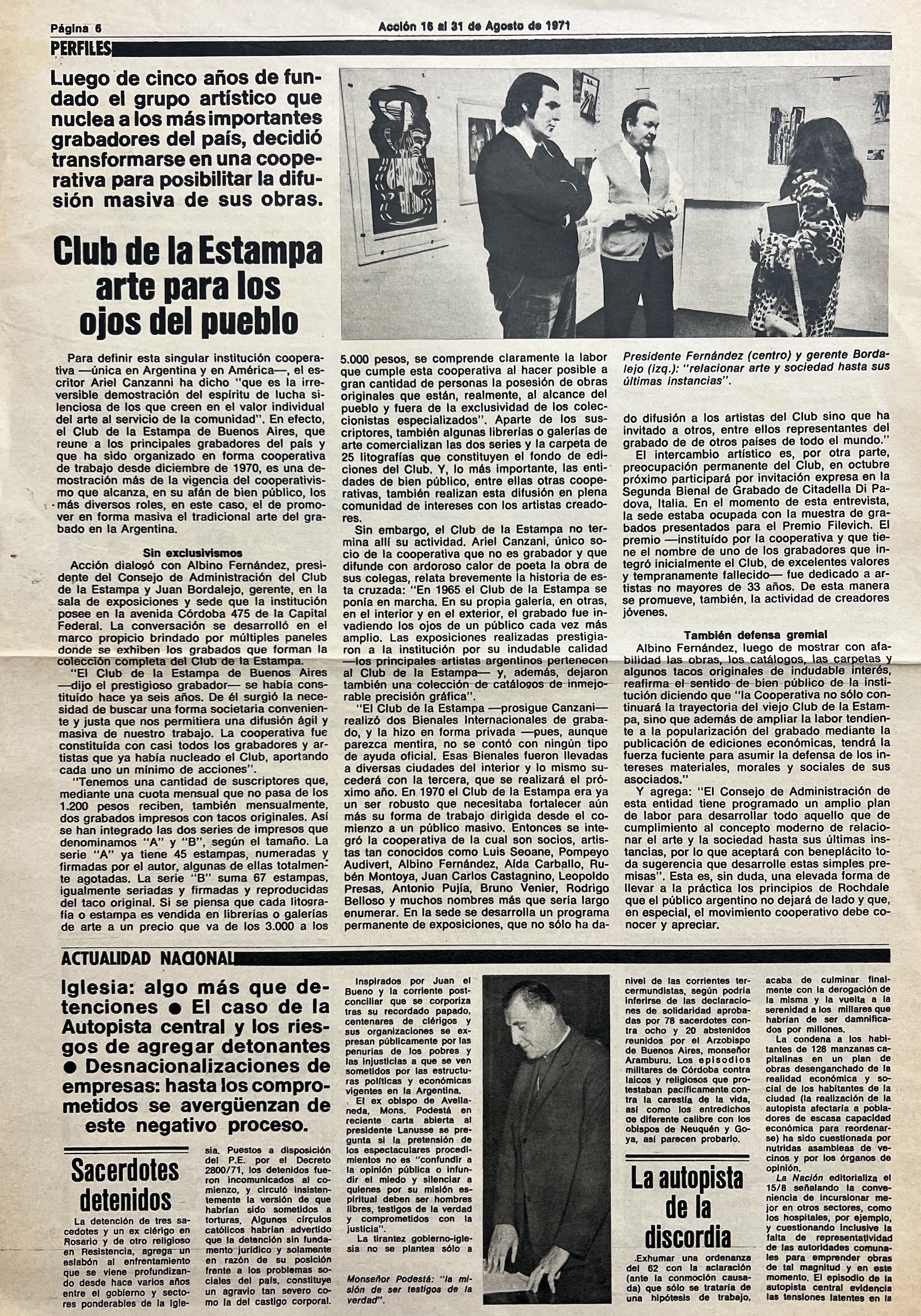 1965. Fundación del Club de la Estampa de Buenos Aires